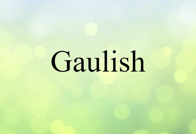 Gaulish