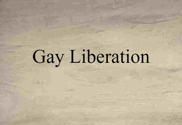 gay liberation