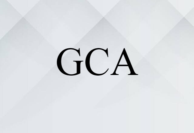 GCA