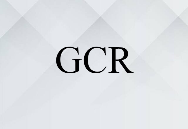 GCR