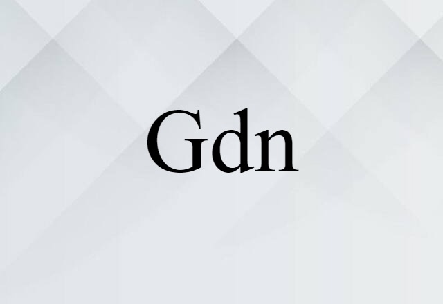 Gdn