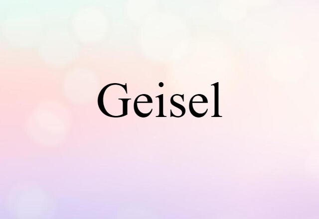 Geisel