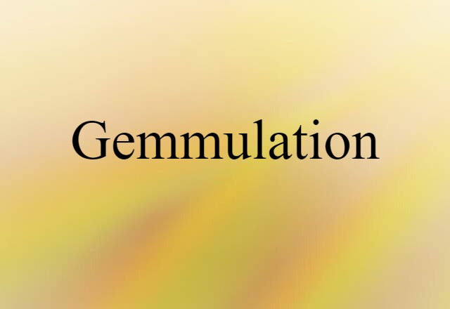 gemmulation