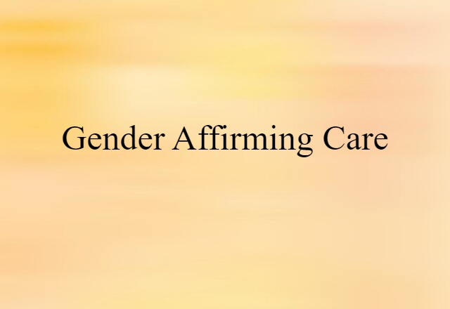 gender-affirming care