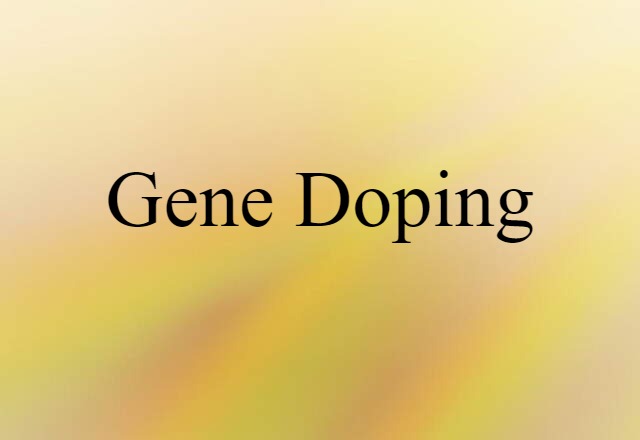 gene doping