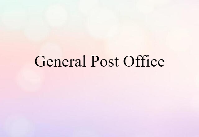 general post office