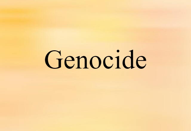 genocide