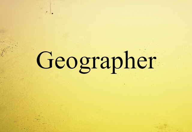 geographer