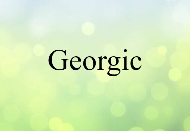 georgic