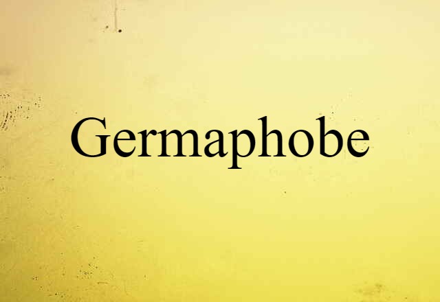 germaphobe