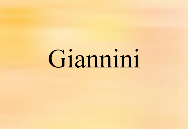 Giannini