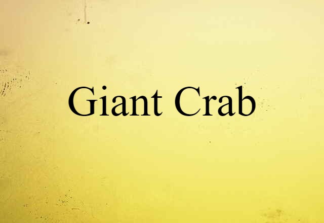 giant crab