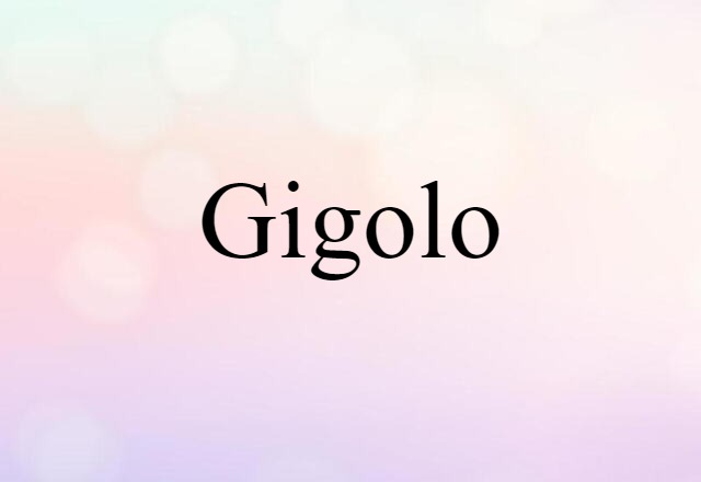 Gigolo (noun) Definition, Meaning & Examples