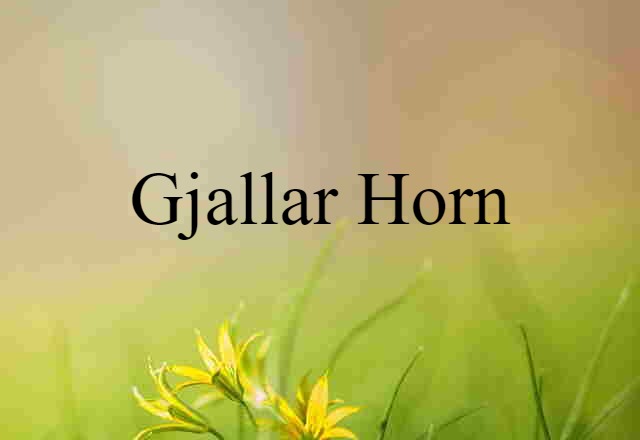 Gjallar horn