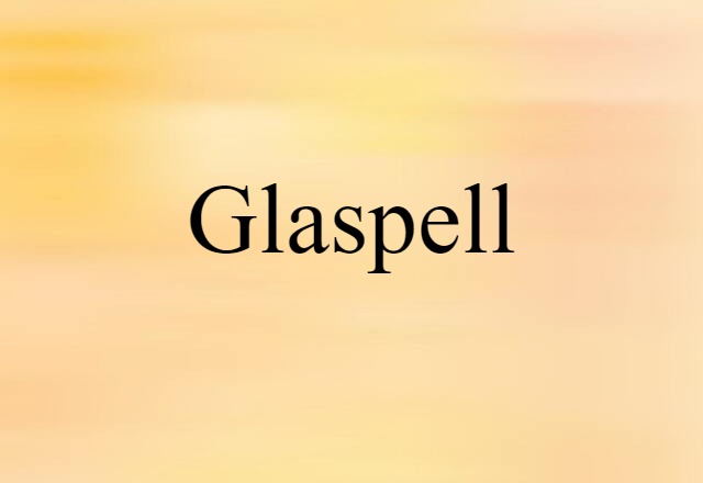 Glaspell