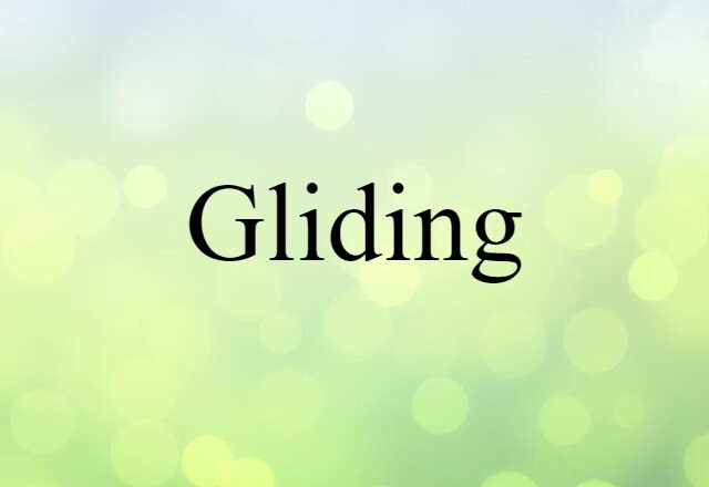 gliding