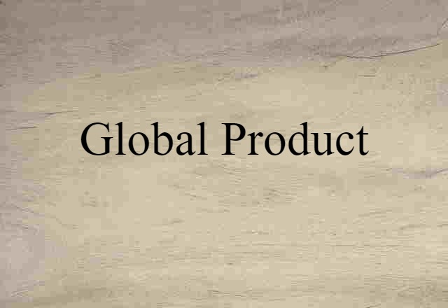 global product