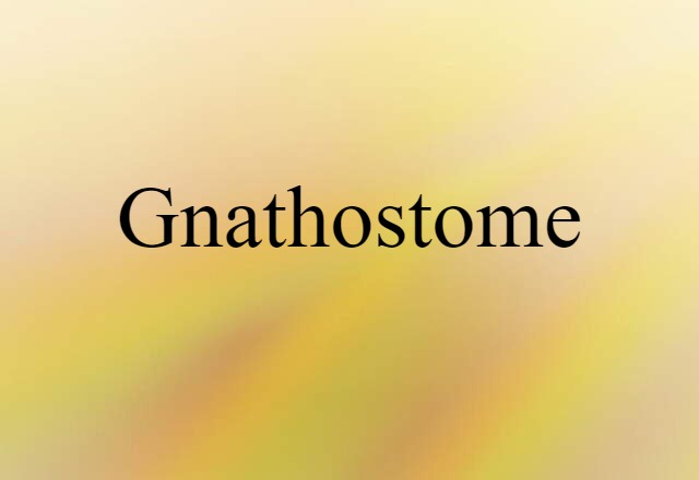 Gnathostome (noun) Definition, Meaning & Examples