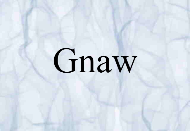 gnaw