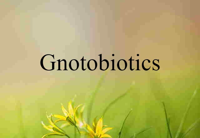 gnotobiotics