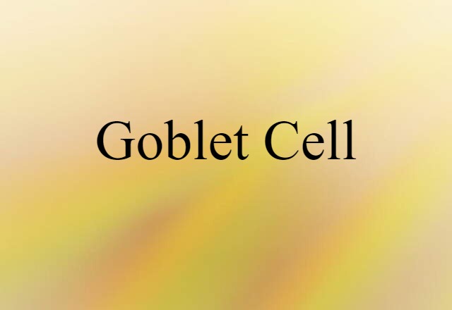 goblet cell