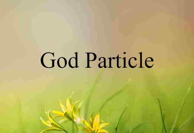 God particle