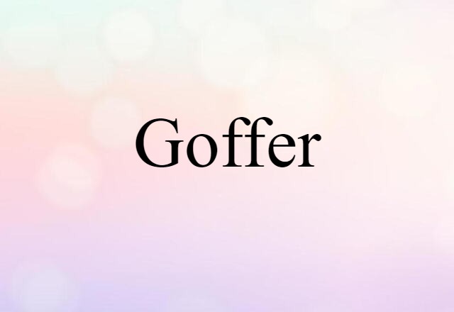 goffer