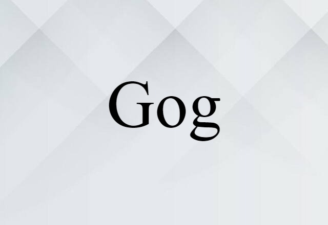 Gog (noun) Definition, Meaning & Examples