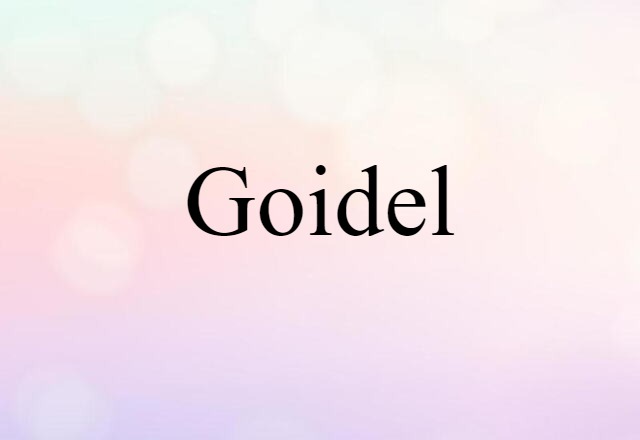 Goidel