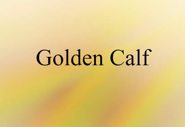 golden calf