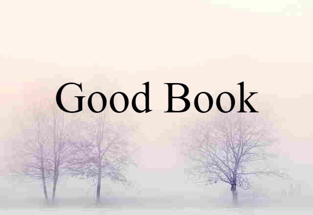 Good Book (noun) Definition, Meaning & Examples