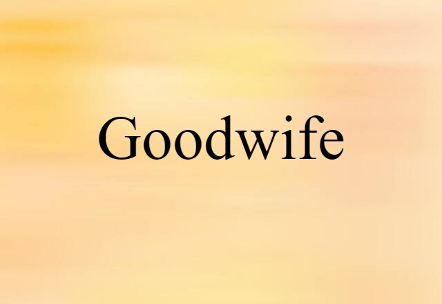 goodwife