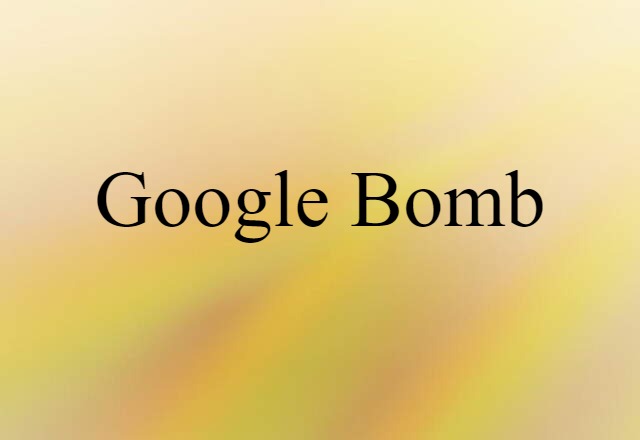 Google bomb