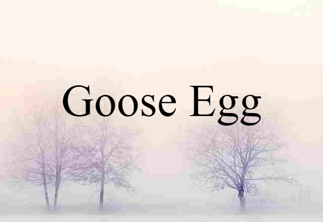 goose egg