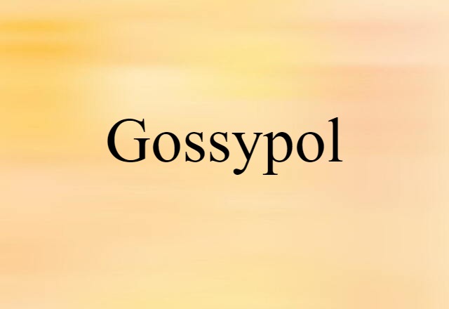 gossypol