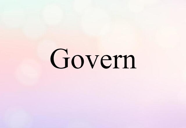 govern