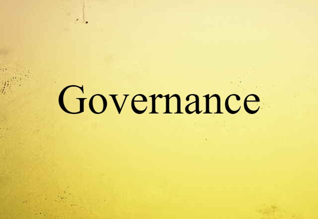 governance