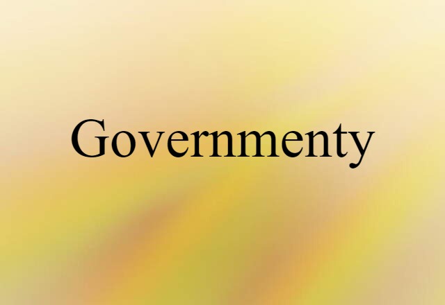 governmenty