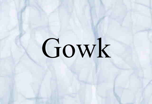 gowk