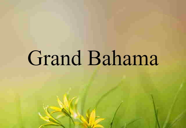 Grand Bahama