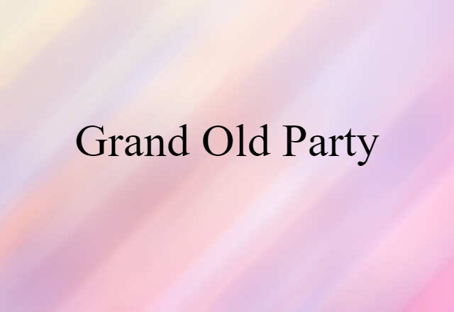 Grand Old Party