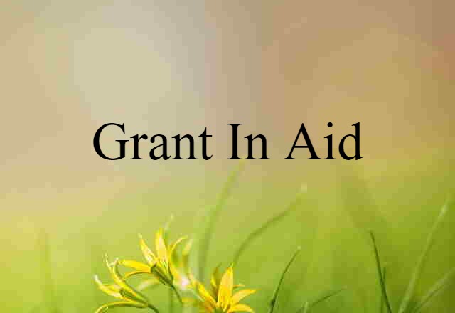 grant-in-aid