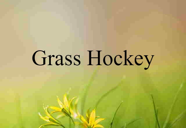 grass hockey