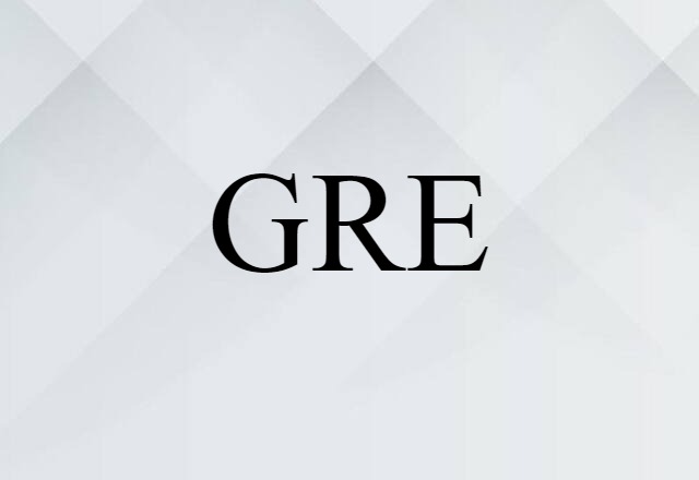 GRE