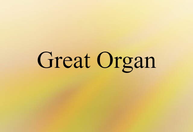 great organ