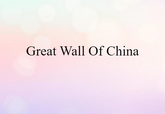 Great Wall of China