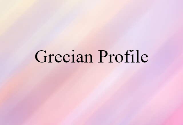 Grecian profile