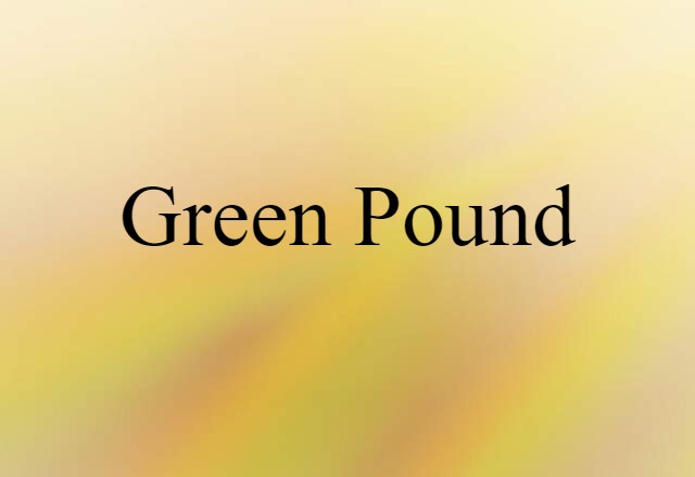 green pound