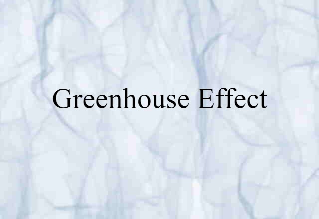 greenhouse effect