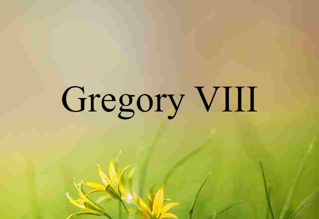 Gregory VIII